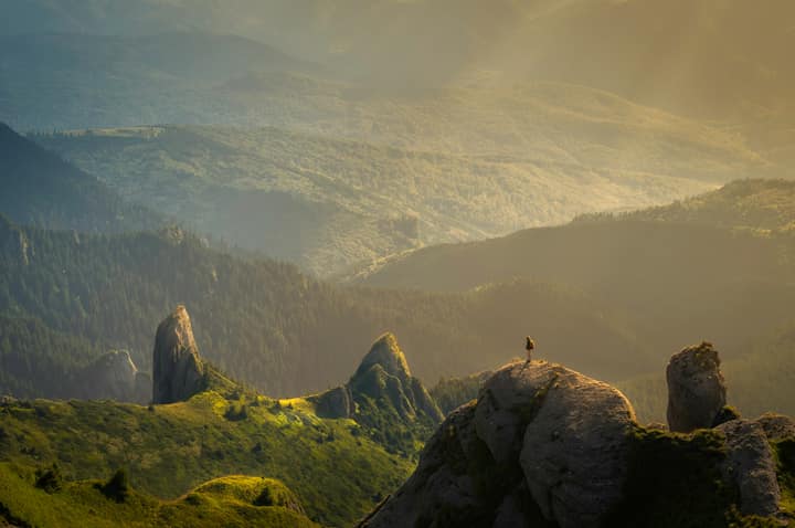 Mountain peaks